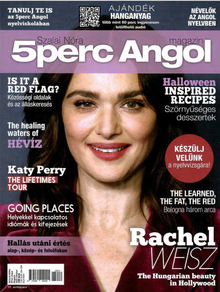 5 Perc Angol Magazin 2025 Október