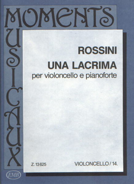 Gioacchino Rossini: Una lacrima csellóra és zongorára