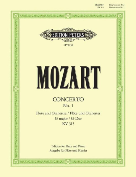 Wolfgang Amadeus Mozart: Concerto for Flauto K 313.