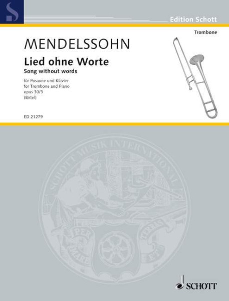 Felix Mendelssohn: Lied ohne Worte op. 30/3 - harsonára, zongorakísérettel