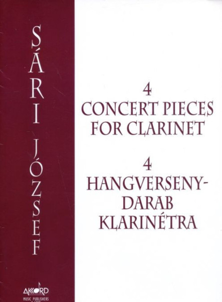 Sári József: 4 hangversenydarab klarinétra