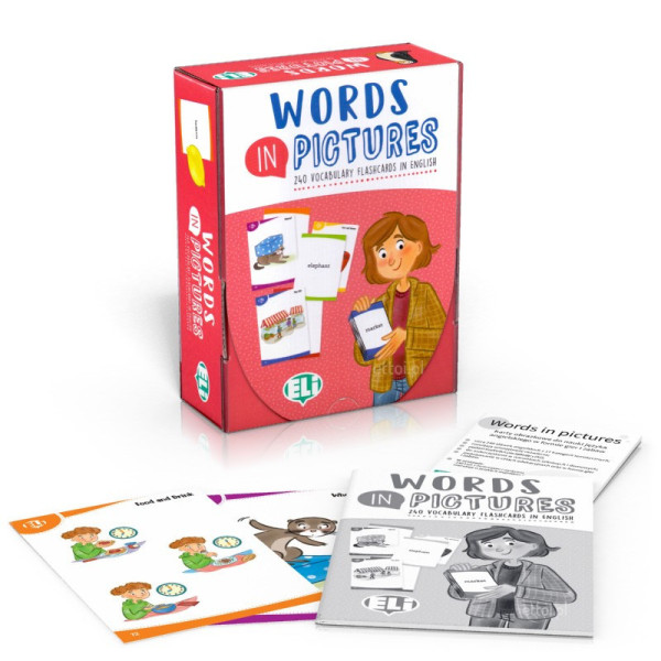 Words in Pictures - 240 Vocabulary Flashcards in English
