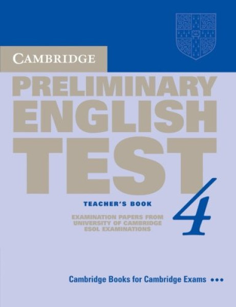 Cambridge Preliminary English Test 3 Official Examination Past Papers 2nd Edition Teacher's Book