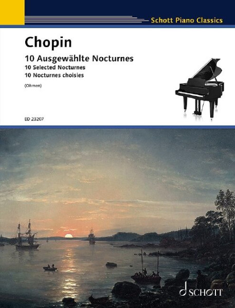 Frédéric Chopin: 10 Selected Nocturnes