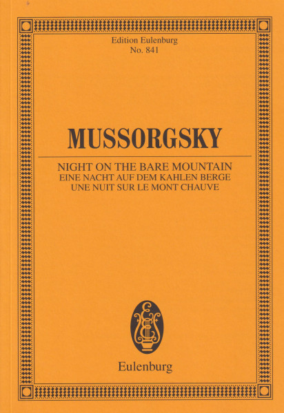 Modest Mussorgsky: Night on the Bare Mountain (Egy éj a kopár hegyen) - kispartitúra