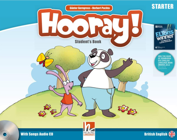 Hooray! Starter Student's Book with Songs Audio CD British English