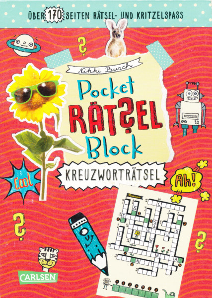 Pocket Rätsel Block Kreuzworträtsel
