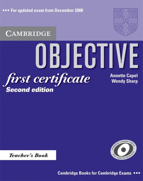 Objective First Certificate Teacher's Book Second Edition