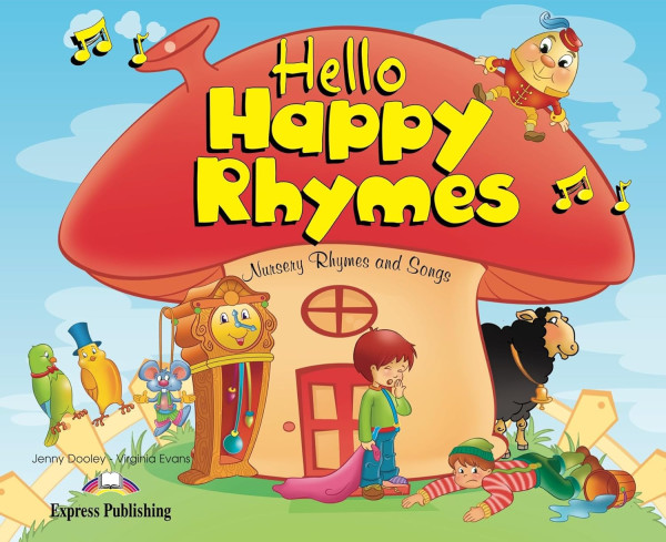 Hello Happy Rhymes Pupil's Pack (Story Book + Audio CD + DVD Video)