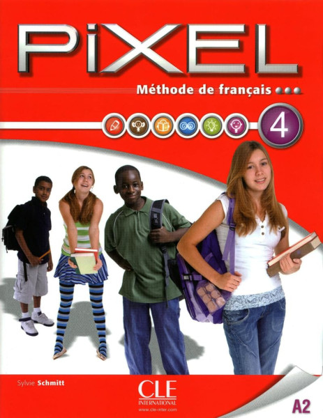 Pixel - Méthode de francais 4 Livre del'éleve  + DVD ROM audio et video