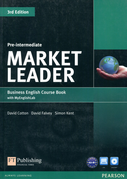 Market Leader 3rd Edition Pre-Intermediate Coursebook with DVD-ROM andMy EnglishLab