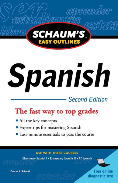 Schaum's Easy Outline of Spanish, Second Edition
