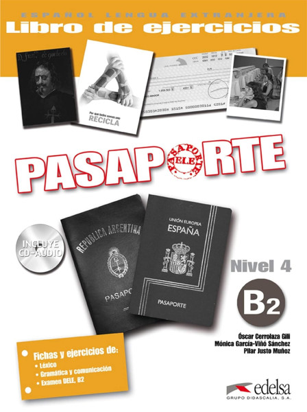 Pasaporte nivel 4 B2 Libro de Ejercicios incluye CD audio