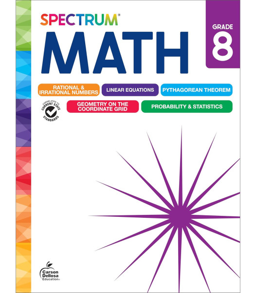 Spectrum Math Grade 8 Workbook