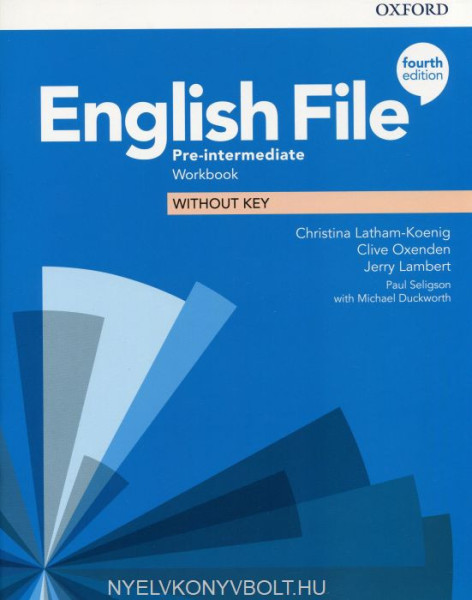 English File 4th Edition Pre-Intermediate Workbook without Key