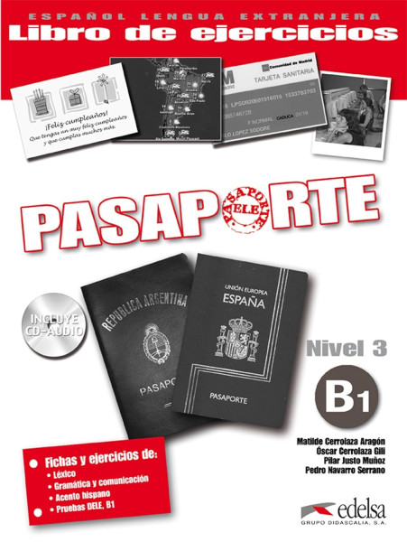 Pasaporte Nivel 3 B1 Libro de Ejercicios + Audio CD
