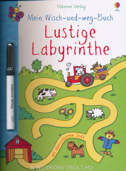 Mein Wisch- und Weg- Buch: Lustige Labyrinthe: mit abwischbarem Stift