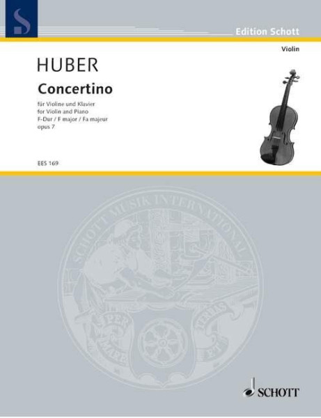 Adolf Huber: Concertino hegedűre, zongorakísérettel