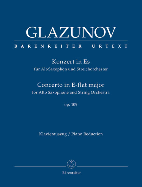 Alexander Glazunov: Concerto (Esz-dúr) - alt szaxofonra, zongorakísérettel