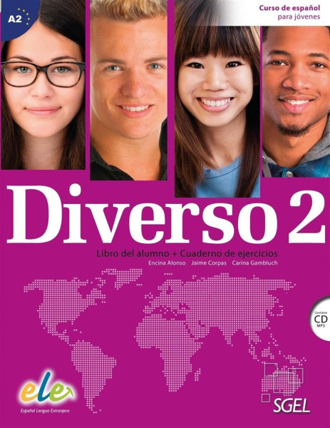 Diverso 2 - Libro del alumno + Cuaderno de ejercicios + CD (MP3)