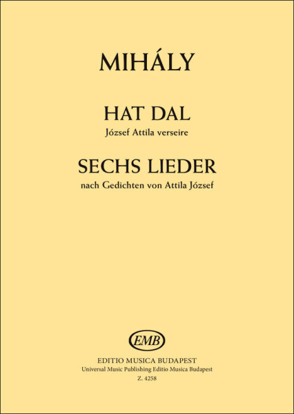 Mihály András: Hat dal József Attila verseire