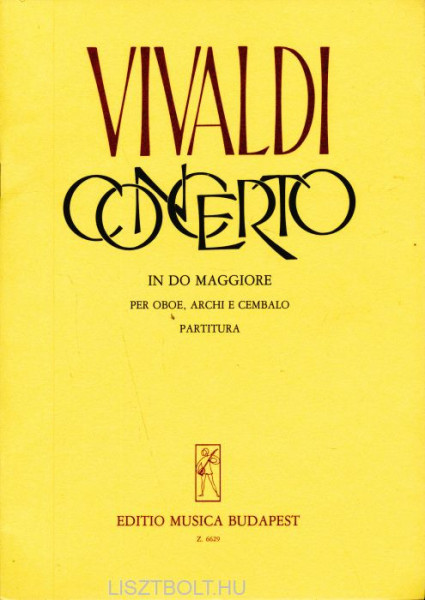Antonio Vivaldi: Concerto (C-dúr) RV451 - oboára, zongorakísérettel
