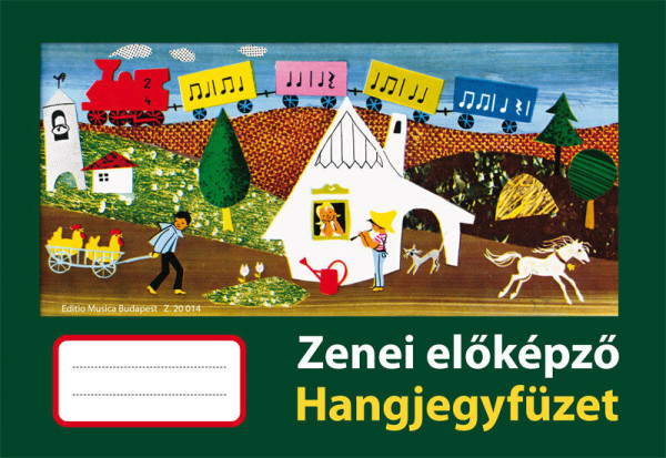 Zenei előképző hangjegyfüzet (Józsefné Szmrecsányi Magda Zenei előképzőhöz)
