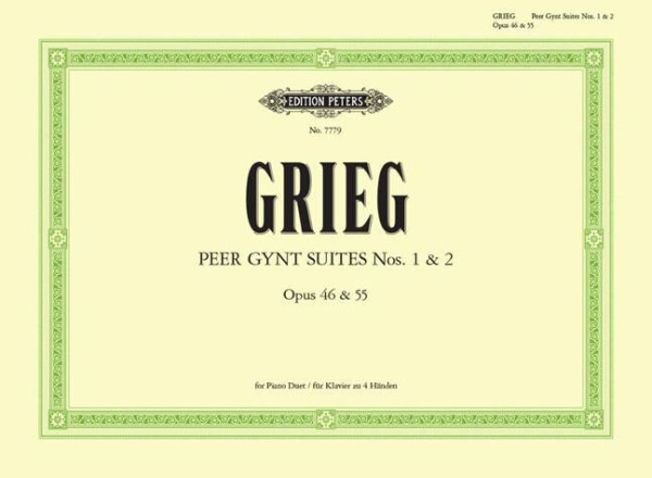 Edvard Grieg: Peer Gynt Suites 1 & 2 op. 46 & 55 (4 kezes)