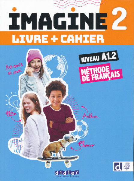 Imagine 2 - Niv. A1.2 - Livre + cahier + didierfle.app