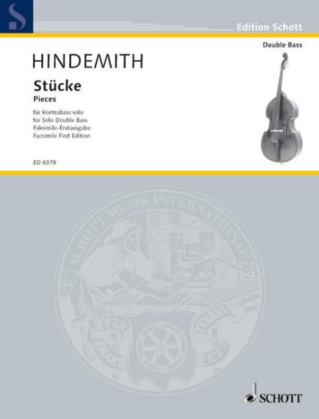 Paul Hindemith: Pieces for Double Bass Solo