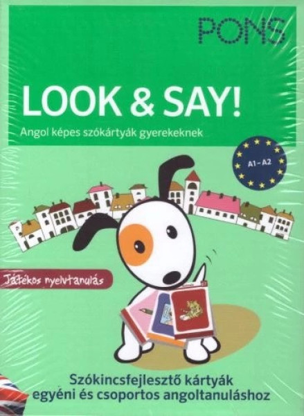 Pons Look&Say Angol képes szókártyák gyerekeknek