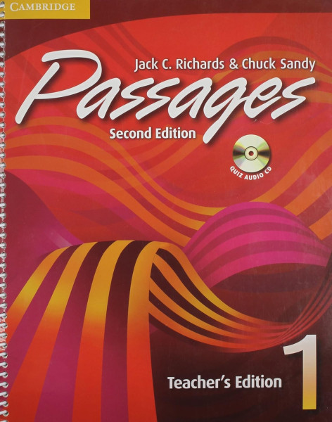 Passages 1 Teacher's Edition with Quiz Audio CD - 2nd Edition
