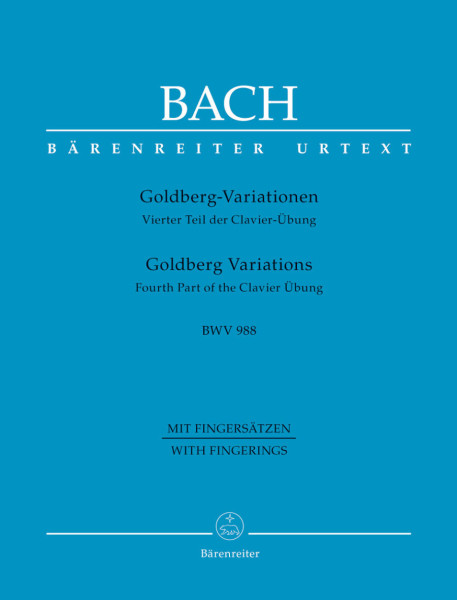 Johann Sebastian Bach: Goldberg Variationen - BWV 988