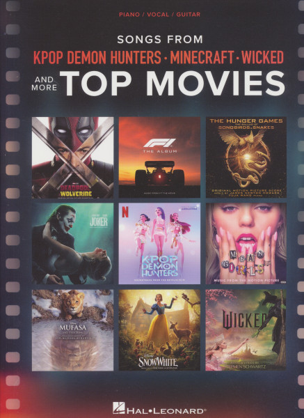 Songs of Top Movies (Minecraft, Wicked, Wonka, Joker, F1, Snow White, Kpop Demon Hunters)