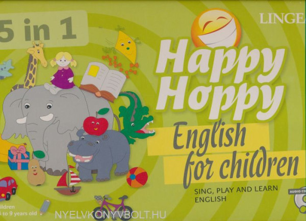 Happy Hoppy társasjáték (CD melléklettel) - English for Children (5 in 1)