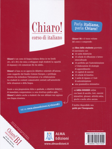 Chiaro! corso di italiano B1 Libro dello studente + audio online