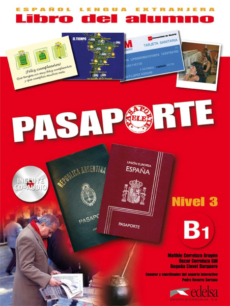 Pasaporte Nivel 3 B1 Libro del Alumno + Audio CD