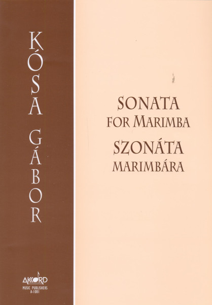 Kósa Gábor: Szonáta marimbára