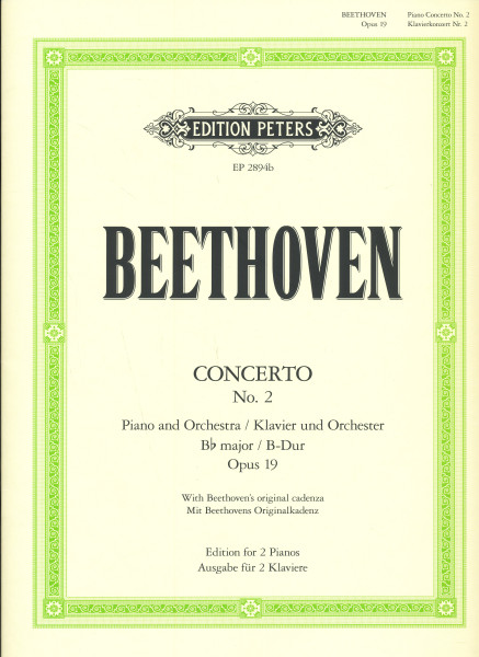 Ludwig van Beethoven: Concerto for Piano 2. (2 zongora)