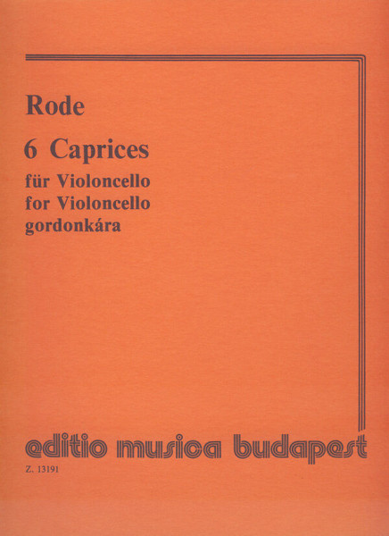 Pierre Rode: 24 Caprice csellóra