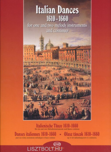 Olasz táncok 1610-1660 (egy és két dallamhangszerre continuóval)