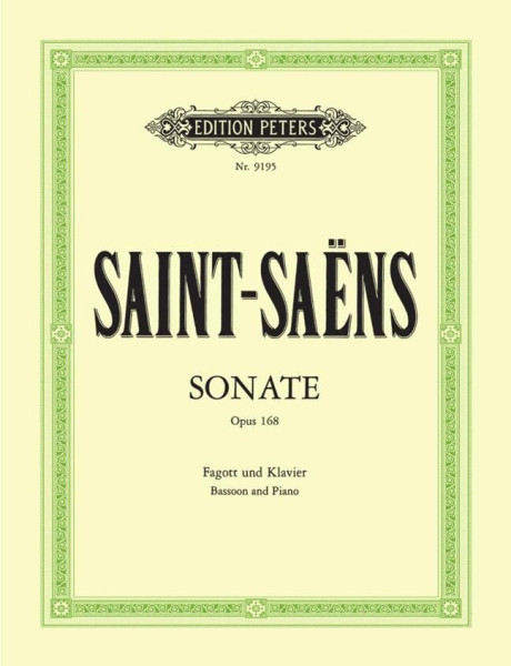 Camille Saint-Saens: Sonate op. 168 - fagottra, zongorakísérettel