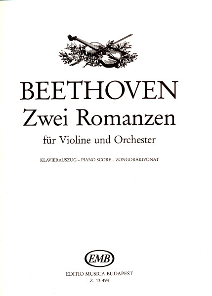 Ludwig van Beethoven: Két románc - hegedűre, zongorakísérettel