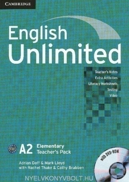 English Unlimited A2 Elementary Teacher's Book Pack with DVD-ROM