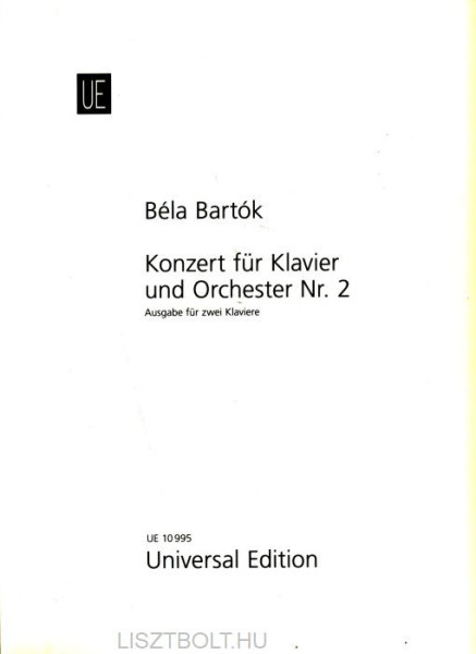 Bartók Béla: Concerto for piano 2. (2 zongora)