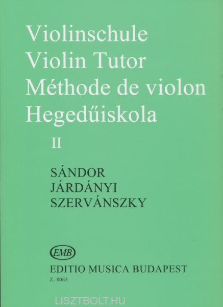 Sándor-Járdányi-Szervánszky: Hegedűiskola 2.