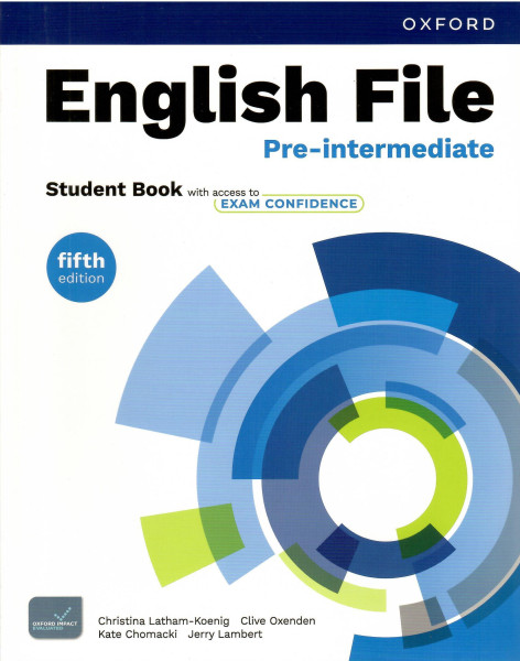 English File 5th edition Pre-intermediate Student Book with access to Skills Confidence - NEW