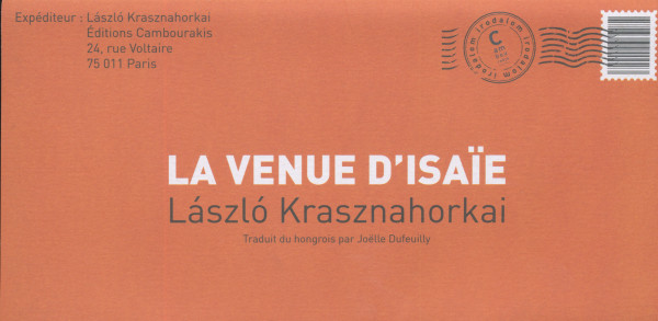 Krasznahorkai László: La Venue d’Isaie