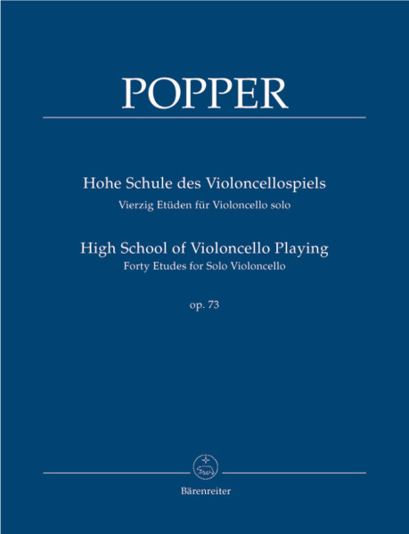 David Popper: Hohe schule op. 73 - csellóra